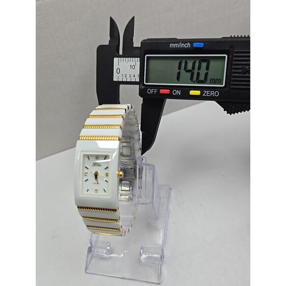 Daniel Steiger Cobra Blanco White Gold Ceramic Sapphire Womens Watch New Battery main image 10